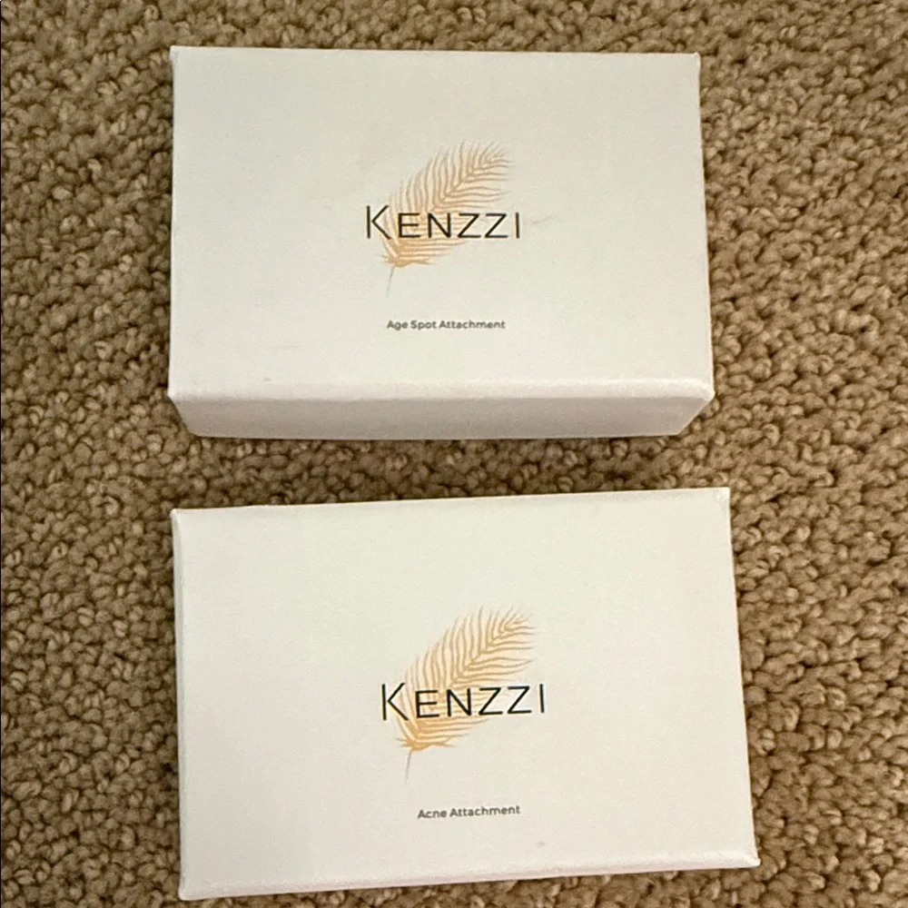 Kenzzi White and Gold IPL Hair Removal Device